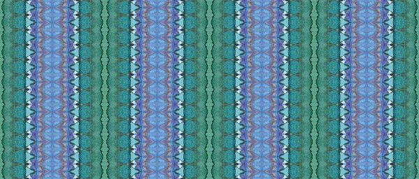 Zig Zig Étnico Azul Brown Grain Batik Ácido Tribal Stripe —  Fotos de Stock