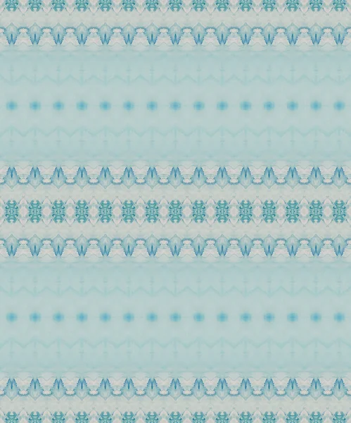 Impressão Tribal Mar Tinta Batik Azul Textura Étnica Batik Blue — Fotografia de Stock