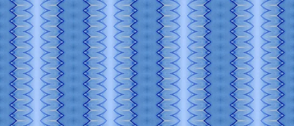Druk Plemienny Sky Niebieski Bohemian Textile Niebieska Farba Teksturowa Niebieski — Zdjęcie stockowe