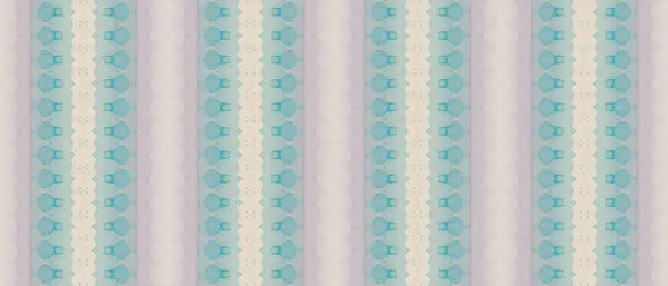 Blue Ethnic Paint Pink Tie Dye Print Tribal Hand Textile — Stock Photo, Image
