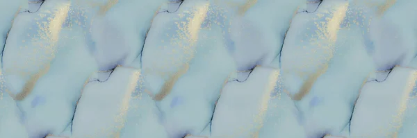Blue Water Color Marmor Vorhanden Marmor Mit Weißer Alkoholfarbe Vorhanden — Stockfoto