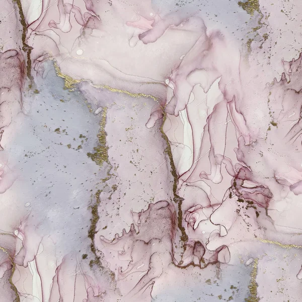 알코올인크 라일락 그라운드 텍스처 스러운 그림그리기 페인트 분홍씨없는 보라색 — 스톡 사진