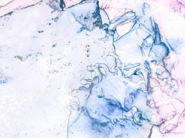 Mavi Alkol Mürekkebi Mermeri. Altın doğulu arka plan. Pembe Sanat Boyası. Folil Mermer Suluboya. Lüks Su Boyası Mermeri. Metal Su Rengi Suluboya. Hafif Zarif Parıltı. Modern Soyut Şablon.