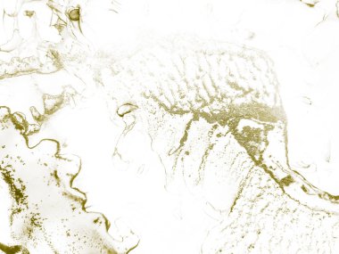 Altın rengi Grunge. Hafif Lüks Şablon. Altın mürekkep boyası. Işık Işıltısı Arkaplanı. Parlak Alkol Mürekkebi Grunge. Su Boyası Arkaplanı. Beyaz Doğu Arkaplanı. Altın Modern Lüks Şablon.