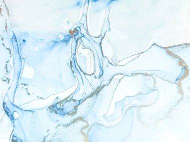 Mavi Alkol Mürekkebi Mermeri. Altın Su Renk Tablosu. Altın Mermer Arkaplan. Altın Gradyan Suluboya. Folyo Sanat Boyası. Bronz Alkol Mürekkep Suluboya. Jeodot Zarif Parıltısı. Lüks Soyut Şablon.