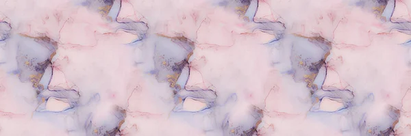 Złoto Alkoholowe Marmur Purpurowe Marmurowe Tło Liliowy Kolor Wody Canvas — Zdjęcie stockowe