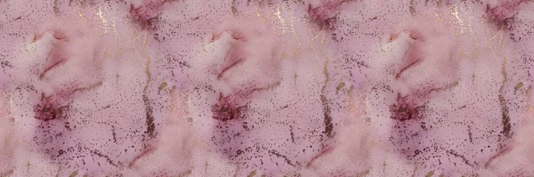Różowy Kolor Wody Marmur Złoty Akwarela Abstrakcyjna Lekki Elegancki Wzór — Zdjęcie stockowe