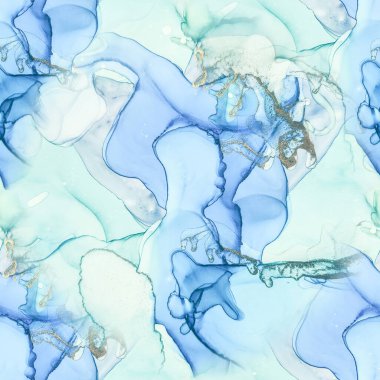 Folyo Alkol Mürekkebi Mermeri. Altın Mermer Arkaplan. Kusursuz tekrar et. Yeşil Sanat Boyası. Modern Kusursuz Şablon. Lüks Su Rengi Tuvali. Mavi Gradyan Suluboya. Bakır Alkol Mürekkep Suluboya.