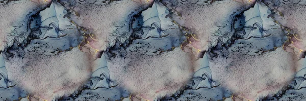 Mármore Azul Cor Água Geode Blue Pattern Fundo Mármore Lilás — Fotografia de Stock