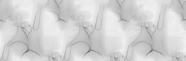 Серый Алкогольный Гранж Холст Foil Water Color Светлый Фон Серые — стоковое фото