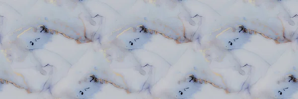 Niebieski Marmur Tuszem Alkoholowym Tusz Alkoholowy Liliowy Tle Lekki Elegancki — Zdjęcie stockowe