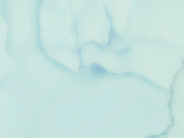 海の水の色大理石 海の概要背景 青い大理石の水彩画 ブルーアルコールインク水彩 オーシャンアルコールインク大理石 ブルーアートペイント 流体の優雅なテクスチャ 現代のアブストラクトテンプレート — ストック写真