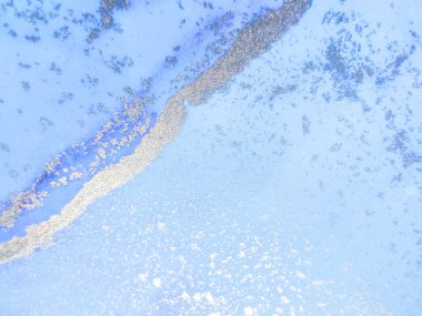 Folyo Su Boyası Mermeri. Bakır Su Boyası Suluboya. Altın Gradyan Suluboya. Altın Alkol Mürekkep Tablosu. Mavi Mermer Arkaplan. Altın Sanat Boyası. Akışkan Zarif Doku. Modern Soyut Şablon.