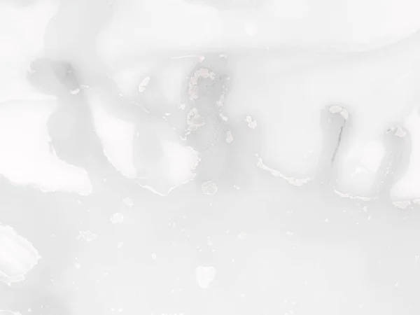 白酒水槽 Foil Water Color Canvas 灰色油墨油漆 光彩夺目的奢侈品 水的颜色背景 东方光背景 明亮的背景 — 图库照片