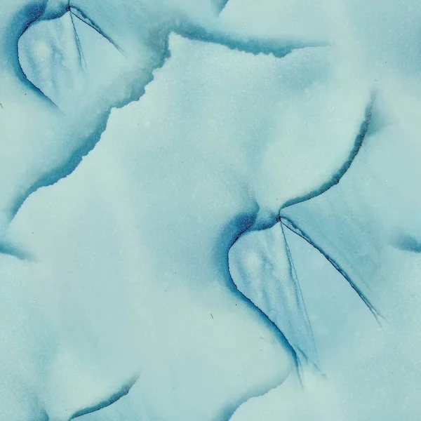 アルコールインクの繰り返しパターン 海の色大理石 ブルーペイント水彩 ブルーグラデーションの水彩 海の芸術の背景 海の高級抽象テンプレートブルーエレガントな背景 流体水彩画 — ストック写真