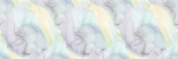 Złoty Marmur Wodny Geode Blue Tekstury Różowa Farba Artystyczna Nowoczesne — Zdjęcie stockowe