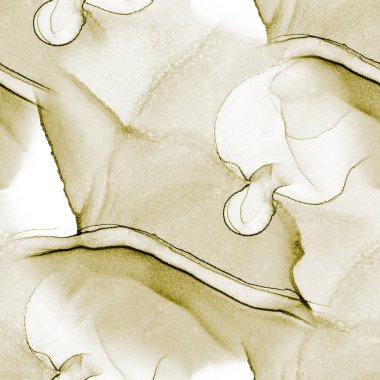 Altın Alkol Mürekkebi Parıltısı. Altın Sanat Boyası. Sıvı Lüks Şablon. Su Boyası Arkaplanı. Foil Gradyan Arkaplanı. Beyaz Tekrarlayan Arkaplan. Parlak Su Rengi Tablosu. Altın Modern Altın Şablon.