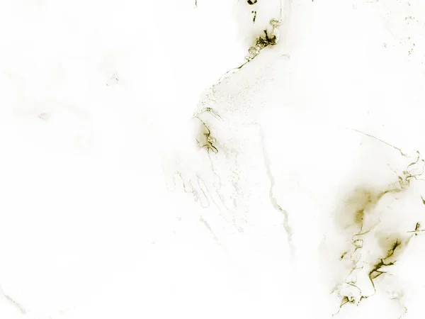 Золотой Цвет Воды Гранж Светлый Фон Gold Art Paint Белая — стоковое фото