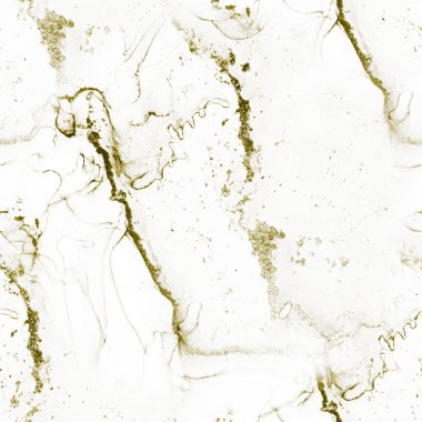 Altın Alkol Mürekkebi Grunge. Tahıl Tekrarlama Arkaplanı. Altın Sanat Boyası. Hafif Zarif Parıltı. Altın Işık Altın Şablon. Su Boyası Arkaplanı. Parlak Altın Arkaplan. Açık Su Rengi Tekrarla.