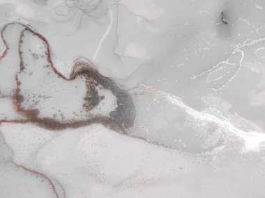 Parlak Alkol Mürekkebi Mermeri. Gri Gradyan Suluboya. Altın Su Rengi Arkaplanı. Pembe Mermer Arkaplan. Zarif jeot dokusu. Pembe Su Boyası Mermeri. Gri mürekkep boyası. Lüks Soyut Ressamlık.