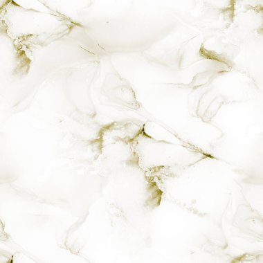 Altın Alkol Mürekkebi Parıltısı. Beyaz Su Renkli Grunge. Hafif Zarif Parıltı. Altın Sanat Boyası. Tahıl doğulu arka plan. Alkol Mürekkebi Geçmişi. Folil Grunge arka planı. Altın Modern Lüks Şablon.