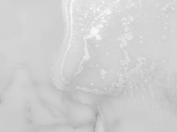 白酒水槽 水的颜色背景 光明亮的纹理 Foil Oriental Background 明亮的背景 灰色油墨油漆 浅水色卷曲 灰光抽象绘画 — 图库照片