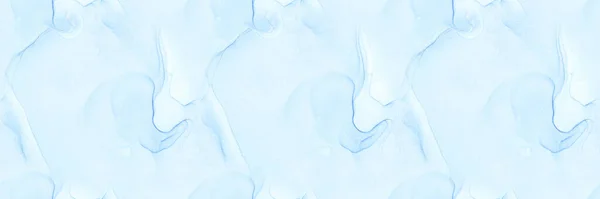 Мрамор Золотой Воды Бесшовная Текстура Современный Бесшовный Шаблон Синяя Акварель — стоковое фото