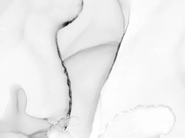 Мрамор Золотой Воды Блеск Акварель Акварель Акварель Розового Мрамора Серые — стоковое фото
