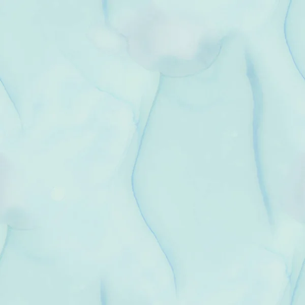 Texture Vernice Acquerello Acquerello Mare Oceano Sfondo Blu Ripetere Blu — Foto Stock