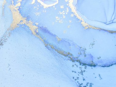 Mavi Su Renkli Mermer. Bronz Su Boyası Suluboya. Folyo Sanat Boyası. Altın Mermer Arkaplan. Mavi Doğu Suluboya. Lüks Alkol Mürekkebi Mermeri. Hafif Zarif Parıltı. Lüks Soyut Şablon.