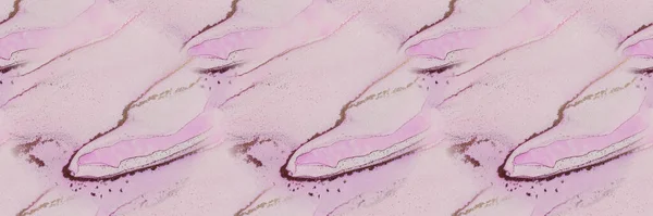 Χρυσό Μάρμαρο Χρώματος Νερού Μοβ Μελάνι Αλκοόλ Επαναλαμβάνω Ροζ Ζωγραφική — Φωτογραφία Αρχείου