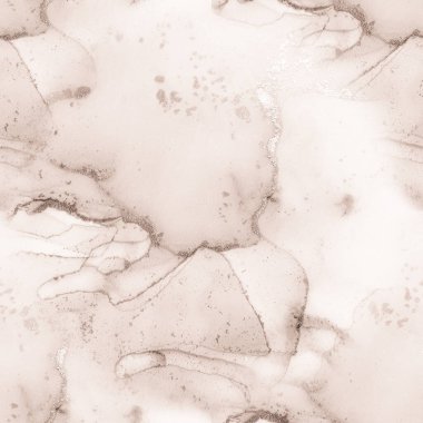 Parlak Alkol Mürekkebi Mermeri. Bakır Soyut Arkaplan. Beyaz Sıvı Parlatıcı. Altın Kahverengi Mermer. Bej rengi mermer arka plan. Beyaz, pürüzsüz, boyasız kahverengi mürekkep boyası. Alkol Mürekkebi Kahve Arkaplanı.