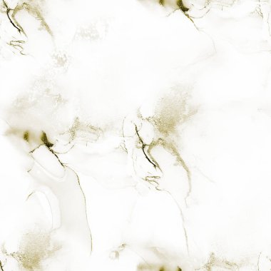 Altın Alkol Mürekkebi Tekrar. Parlak Altın Arkaplan. Alkol Mürekkebi Geçmişi. Altın Sanat Boyası. Folyo Suyu Renkli Grunge. Altın Modern Lüks Şablon. Açık Beyaz Doku. Beyaz Grunge Arkaplanı.