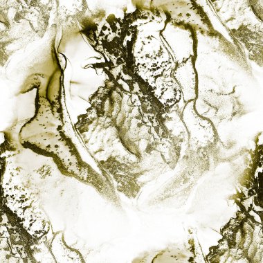 Altın Alkol Mürekkebi Tekrar. Foil Gradyan Arkaplanı. Hafif Lüks Şablon. Açık Su Renkli Tuval. Altın Modern Altın Boyama. Grain Grunge Arkaplanı. Su Boyası Arkaplanı. Altın Mürekkep Boyası.