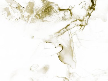 Altın rengi Grunge. Tahıl Soyut Arkaplan. Parlak Alkol Mürekkep Tablosu. Işık deseni. Su Boyası Arkaplanı. Hafif Grunge Arkaplanı. Altın mürekkep boyası. Altın Lüks Şablon.