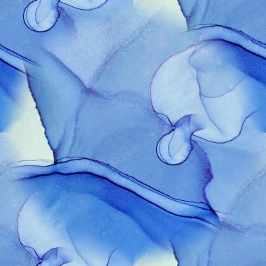 Alkol mürekkebi boya dokusu. Mavi Zarif Suluboya. Hafif Alkol Mürekkep Boyası. Suluboya Denizi. Mavi suluboya tuval. Mavi Sanat Arkaplanı. Deniz Lüks Şablonu Soyut Şablonu Kusursuz Arkaplan.