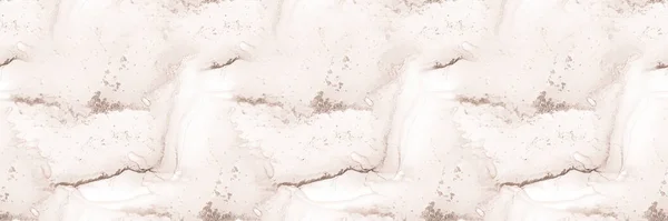 Alkohol Brokatowy Marmuru Biały Wzór Płynu Jasne Bezproblemowe Malowanie Atramentu — Zdjęcie stockowe