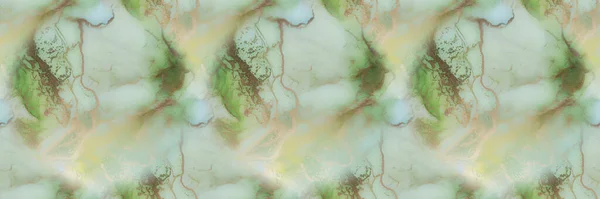 Groen Aquarelmarmer Geode Naadloze Textuur Luxe Naadloze Sjabloon Gouden Naadloze — Stockfoto