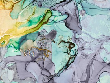 Altın Alkol Mürekkebi Mermeri. Mavi Soyut Özgeçmiş. Mavi Su Renk Tablosu. Pembe mürekkep boyası. Hafif Zarif Doku. Menekşe rengi arka plan. Violet Mermer Suluboya. Lüks Soyut Şablon.