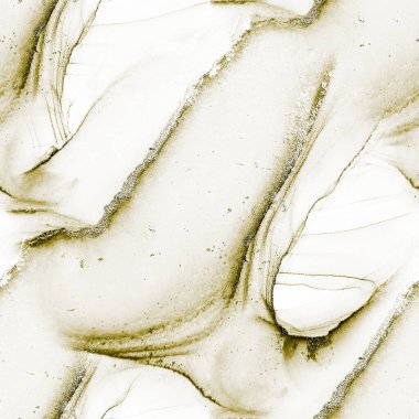 Altın Alkol Mürekkebi Parıltısı. Altın Sanat Boyası. Hafif Zarif Desen. Altın Işık Altın Şablon. Tahıl doğulu arka plan. Alkol Mürekkebi Geçmişi. Açık Su Renkli Tuval. Parlak Tekrarlama Arkaplanı.