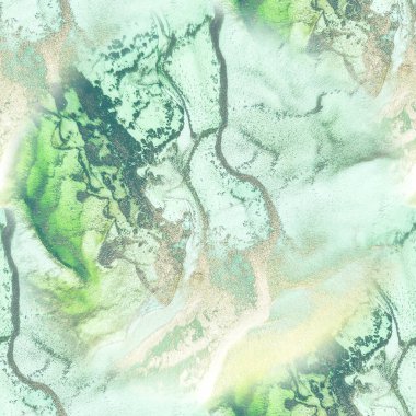 Yeşil Su Renkli Mermer. Altın Kusursuz Arkaplan. Bakır Su Rengi Arkaplanı. Mavi Mermer Suluboya. Folyo Sanat Boyası. Kusursuz Işık Işıltısı. Lüks Soyut Şablon. Lüks Alkol Mürekkebi Mermer.