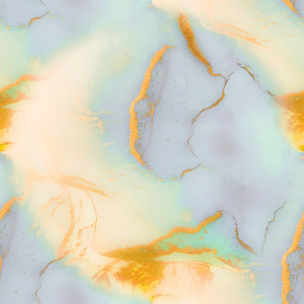 Marmo Acquerello Blu Geode Elegante Texture Pittura Astratta Viola Inchiostro — Foto Stock