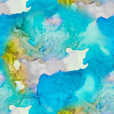 Soyut suluboya kusursuz vektör illüstrasyon arka planı, mermer yüzey konsepti. Akıcı Zarif Doku