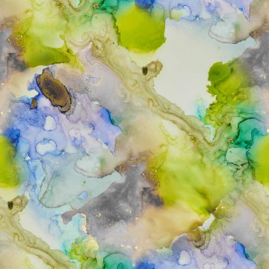 Soyut suluboya kusursuz vektör illüstrasyon arka planı, mermer yüzey konsepti. Akıcı Zarif Doku