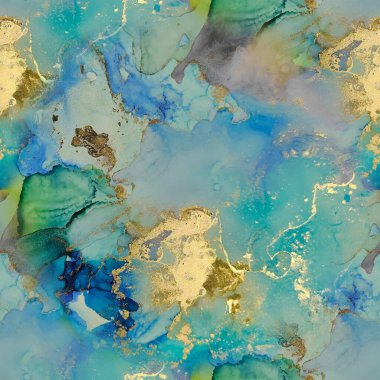 Soyut suluboya kusursuz vektör illüstrasyon arka planı, mermer yüzey konsepti. Akıcı Zarif Doku