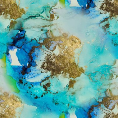 Soyut suluboya kusursuz vektör illüstrasyon arka planı, mermer yüzey konsepti. Akıcı Zarif Doku