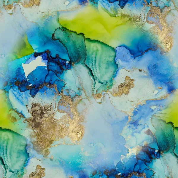 Abstraktes Aquarell Nahtlose Vektorillustration Hintergrund Marmor Oberflächenkonzept Flüssige Elegante Textur — Stockvektor
