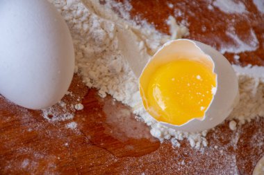 pişirme için temel maddeler. tüm maddeler ve kaplar pişirme için gerekli.