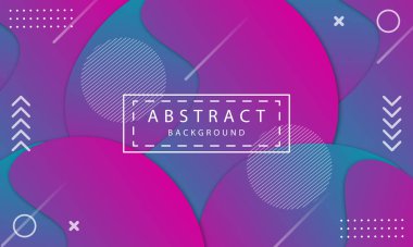 abstract background vector with fluid style