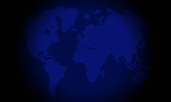 World Illustration Vector Map — Wektor stockowy